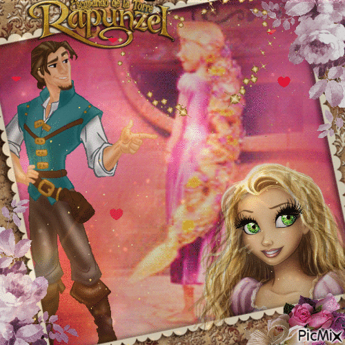 Rapunzel - Gratis animerad GIF