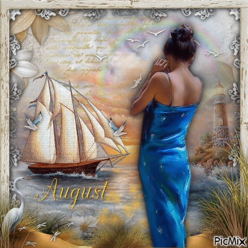 August - 免费PNG