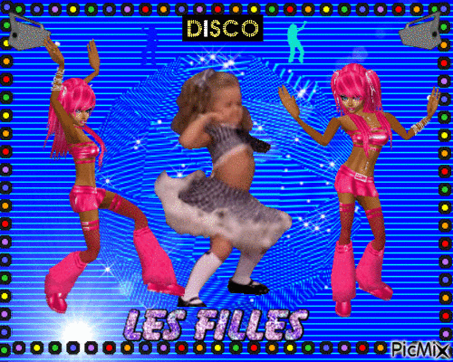 Le temps du disco - GIF animé gratuit