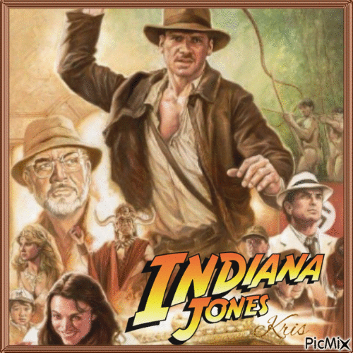 Indiana Jones - Бесплатный анимированный гифка