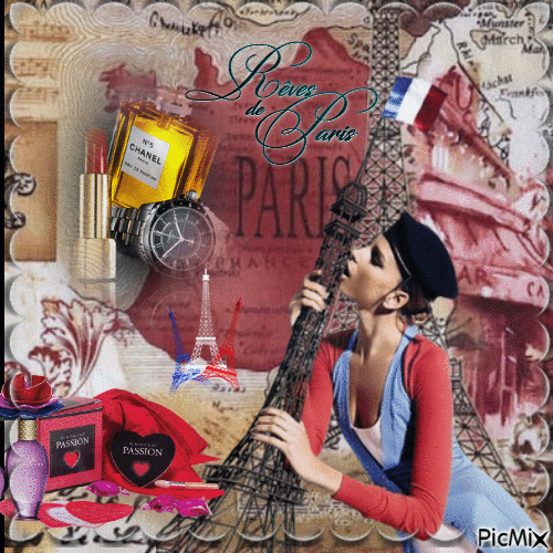 le Parfum de Paris - 免费动画 GIF