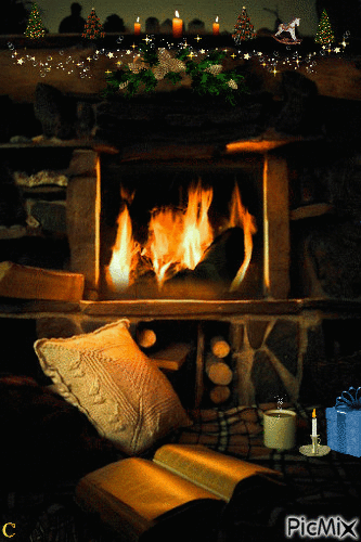 Fireplace - Gratis geanimeerde GIF