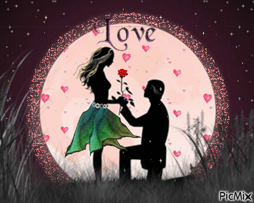 Love / Amour - Ingyenes animált GIF