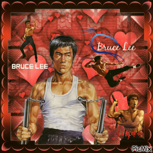 Bruce lee - Darmowy animowany GIF