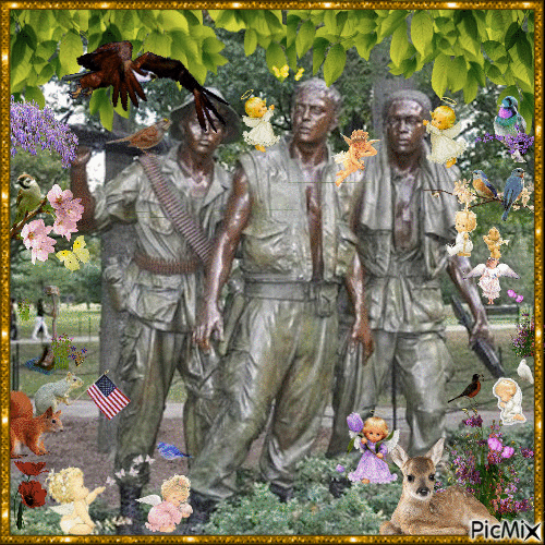 Vietnam Veterans Memorial - Bezmaksas animēts GIF