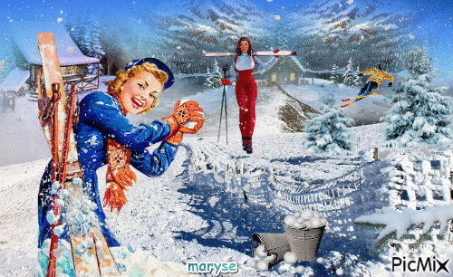 ski - Ingyenes animált GIF
