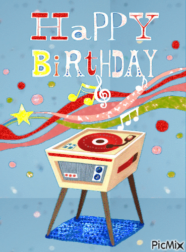 Happy birthday - GIF animasi gratis
