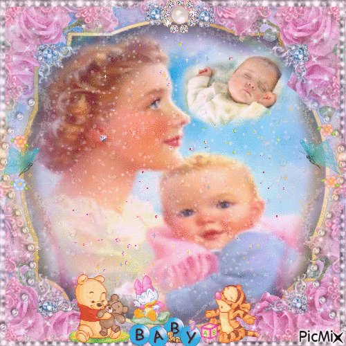 Mother & Baby - Ingyenes animált GIF