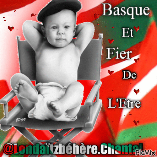 Basque et fier de l'etre. - GIF animé gratuit