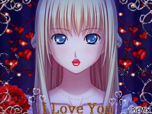 I love you - Бесплатный анимированный гифка