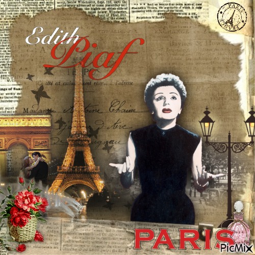 Edith Piaf - PNG gratuit