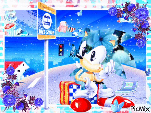 Lost Sonic - Ilmainen animoitu GIF