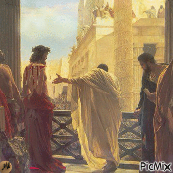 Jesús y Pilatos - Gratis geanimeerde GIF