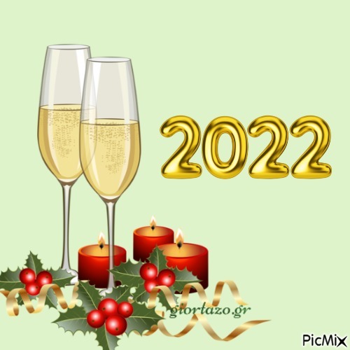 2022 Happy New Year - darmowe png