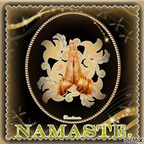 Namaste. - GIF animé gratuit