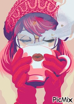 Un té caliente - Бесплатни анимирани ГИФ