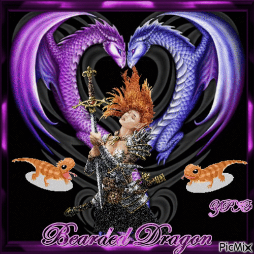 Bearded Dragon - Бесплатни анимирани ГИФ