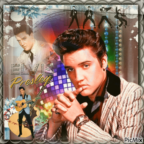 Elvis Presley - Ilmainen animoitu GIF
