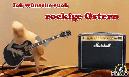 Rockige Ostern - Δωρεάν κινούμενο GIF