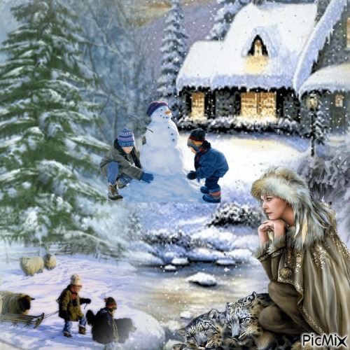Paysage d'Hiver - Free PNG