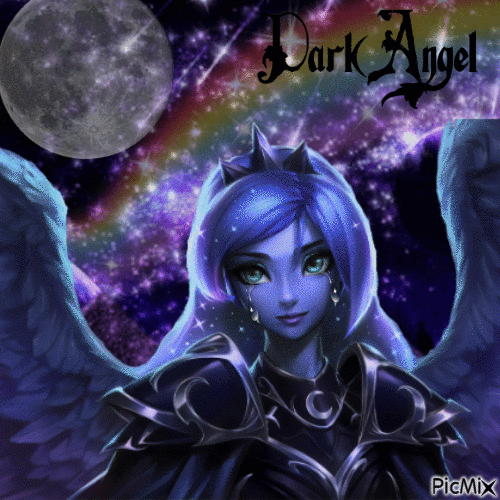 Luna Dark Angel - Безплатен анимиран GIF
