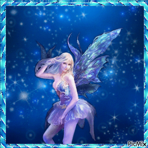 Blue Fairy - Gratis geanimeerde GIF