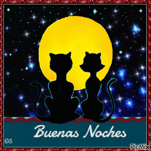 Noche de Luna - Бесплатный анимированный гифка