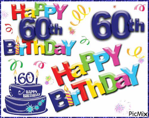 60th Birthday - Free animated GIF - PicMix