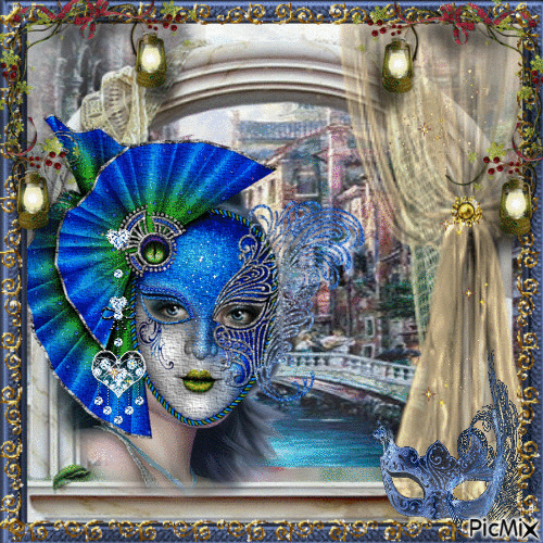 Venise bleue - Δωρεάν κινούμενο GIF