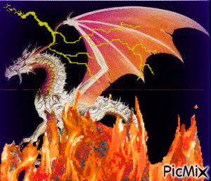 the dragon - Animovaný GIF zadarmo