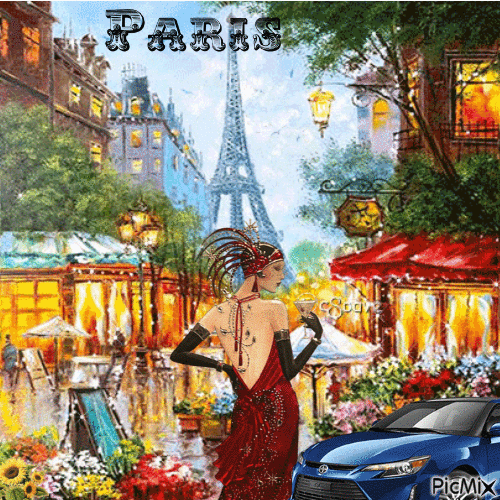 Paris. - GIF animé gratuit
