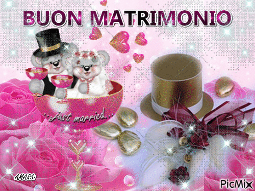 BUON MATRIMONIO - Gratis animerad GIF