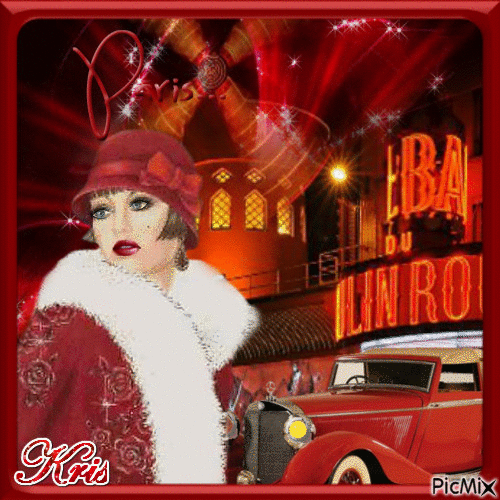Moulin Rouge ⛄🎄💝 - GIF animé gratuit