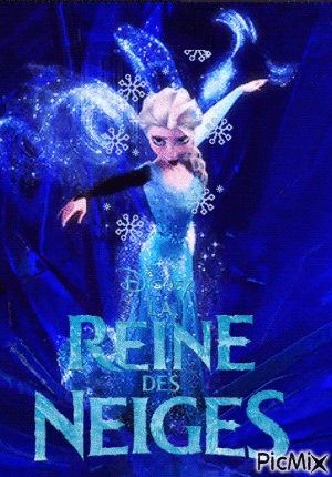 reine  des neiges - Animovaný GIF zadarmo