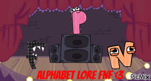 Alphabet lore fnf - Безплатен анимиран GIF