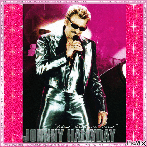Johnny Hallyday - Gratis animeret GIF