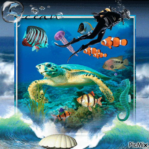 OCEAN - Zdarma animovaný GIF
