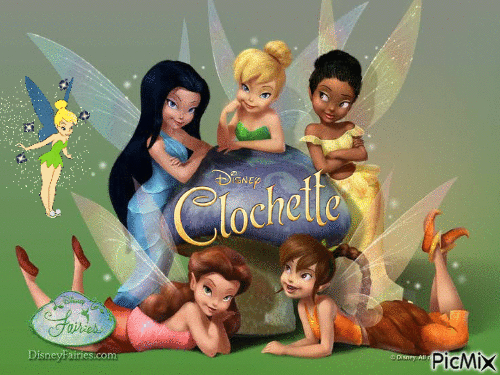 la fée clochette - Zdarma animovaný GIF