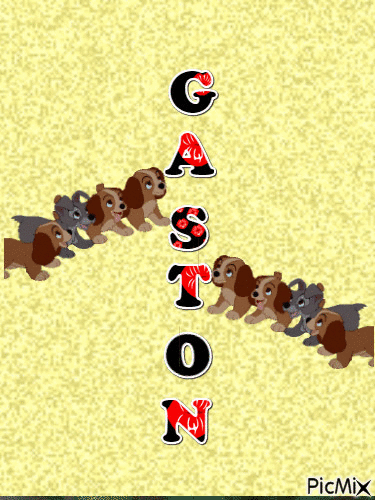 gaston - GIF เคลื่อนไหวฟรี