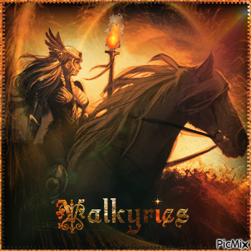 Valkyries Fire - GIF animado gratis