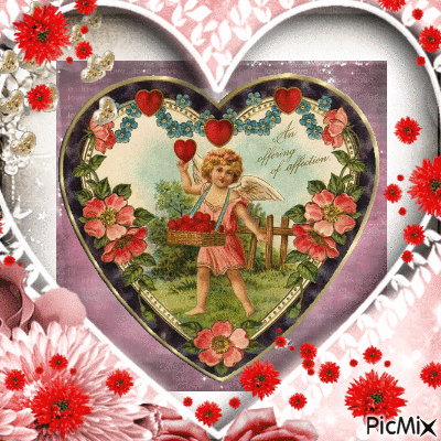 vintage valentine - Besplatni animirani GIF
