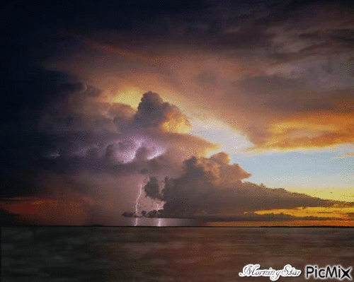 Stormy Waters - GIF เคลื่อนไหวฟรี