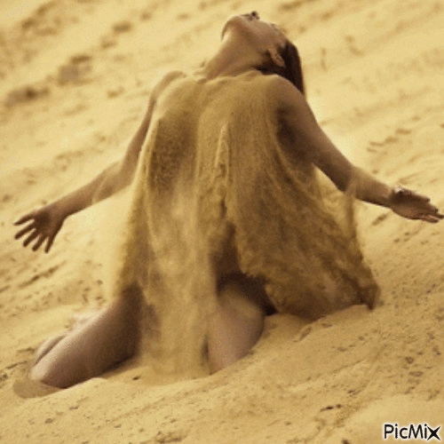 la dame de sable - GIF animate gratis