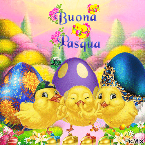 Buona Pasqua - Безплатен анимиран GIF