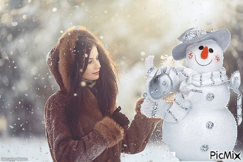 Зима - Darmowy animowany GIF