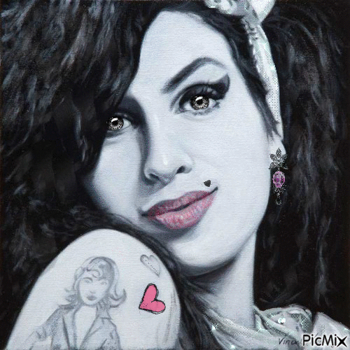 Amy Winehouse - GIF animé gratuit