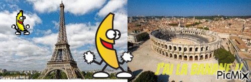 j'ai la banane !! - GIF animate gratis