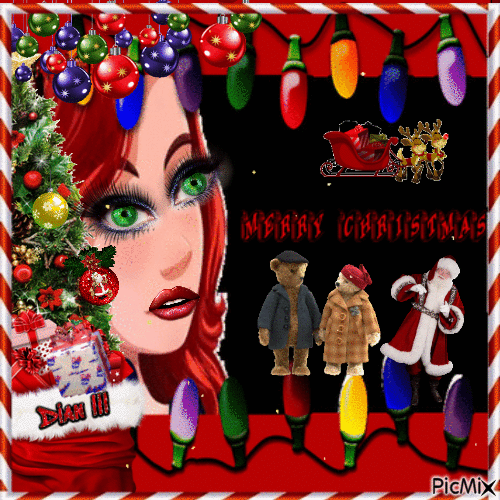 Merry Christmas to All & to All a Good Night - GIF animate gratis