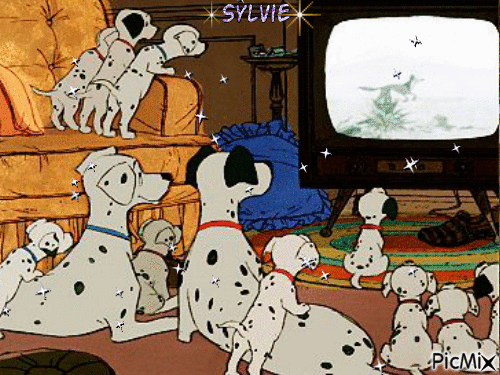 101 dalmatiens ma création a partager sylvie - Zdarma animovaný GIF