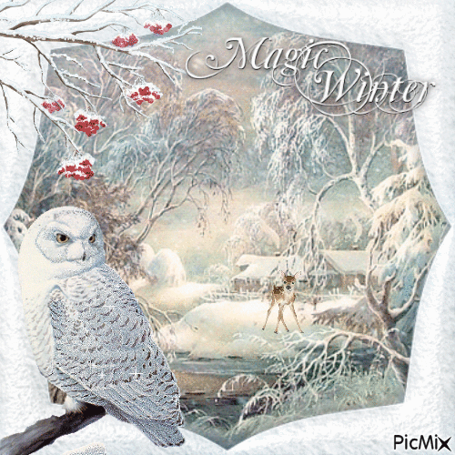 Magic Winter - Darmowy animowany GIF